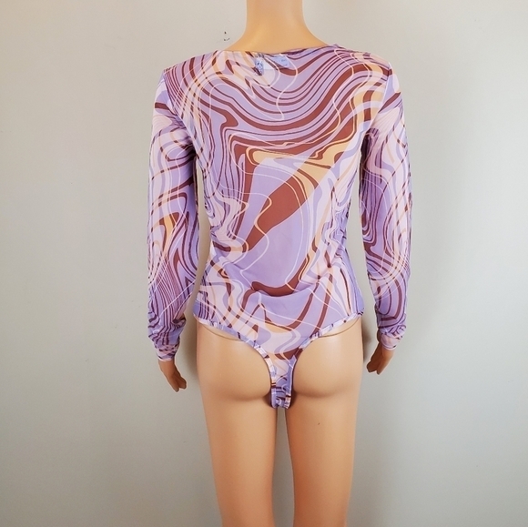 FINAL PRICE 🔥ASOS Design sheer long sleeve bodysuit - Picture 4 of 10